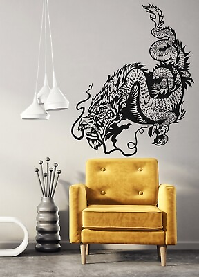 #ad Chinese Dragon Large Wall Decal Removable Vinyl Sticker Art Décor Room AA019 $25.99