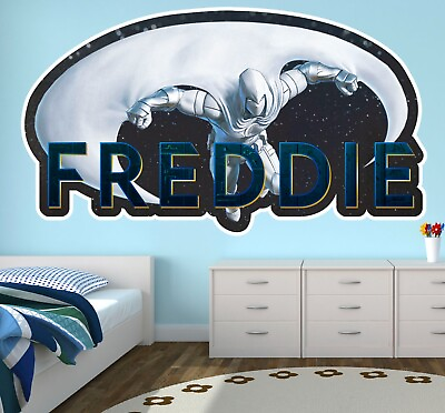 #ad Wall Decal Super Hero Miniserie Stickers Kids Art Décor Bedroom Custom Name W 31 $24.40