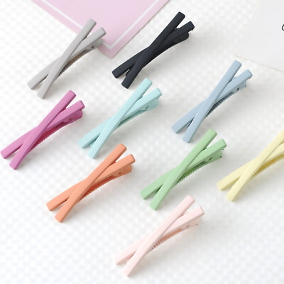 #ad #ad Matte Candy Color Bowknot Hairpins Hair Clip Barrettes Fashion Hair Accessories C $0.99