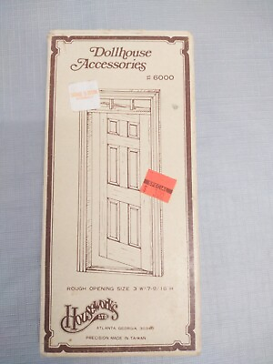 #ad Vintage House Works LTD Dollhouse Accessories Wood Door $25.00