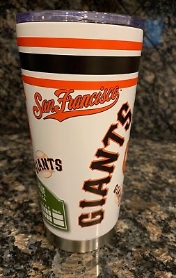 #ad New San Francisco Giants SF Stainless Scoreboard Tumbler Cup Mug LogoBrands MLB $14.99