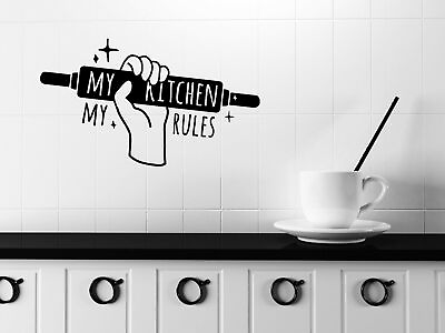 #ad Wall Vinyl Decal Quote Words Kitchen Tools Home Made Kitchen Decor n1136 $49.99