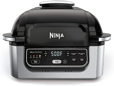 Ninja AG301 Foodi 5 in 1 Indoor Grill with 4 Quart Air Fryer Roast amp; Bake $123.21