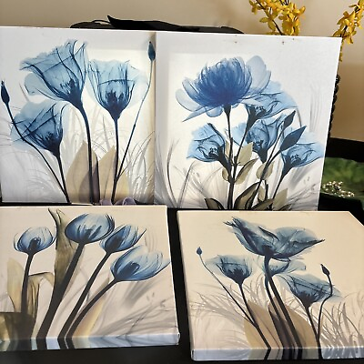 #ad Blue Home Decor Flowers Pics 4 $13.00