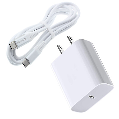 For Samsung Galaxy A50 A20 A10e 18W FAST HOME CHARGER PD TYPE C 6FT USB C WALL $21.88