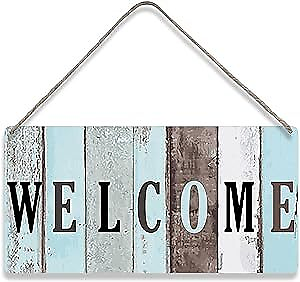 #ad #ad Country Style Wall Decor Farmhouse Welcome Wooden Signs Rustic Hanging Wall $20.23