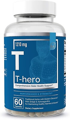 #ad New ESSENTIAL ELEMENTS T HERO Advanced Male Health Support Supplement Ashwaganda $38.99