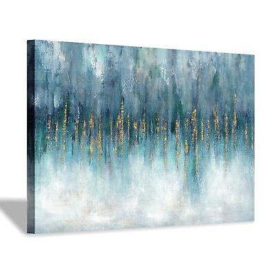 #ad Abstract Picture Wall Art Canvas: Modern Artwork Texture Painting on canvas f... $119.47