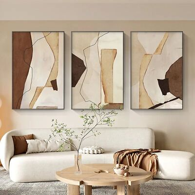 #ad Wall Art Posters Abstract Minimalist Design Canvas For Living Room Bedroom Decor $6.34