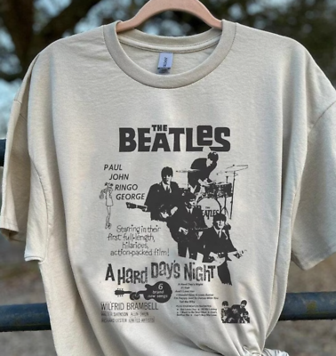#ad #ad Vintage The Beatle T Shirt Aesthetic The Beatles 80#x27;S Band Tee All Sizes $28.99