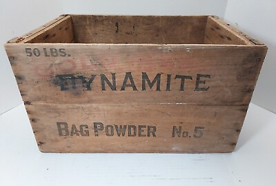 #ad Dynamite Crate Vintage Illinois Power Mfg. $79.00