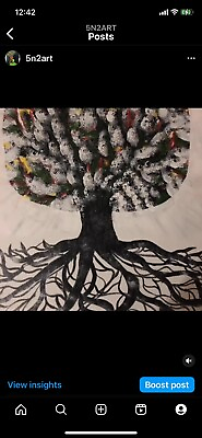 #ad Hand Painted Wall Art $20.00