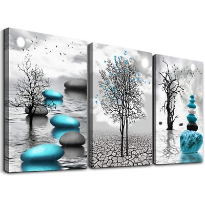 #ad Canvas Wall Art for Living Room Wall Decor for Bedroom Bathroom Black and Whi... $42.95