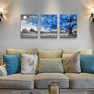#ad #ad Wall Decor for Home Artwork Painting Wall Art for Living Room Black and White Bl $39.99