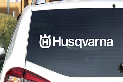 #ad #ad Husqvarna Logo Decal CNC cut Decal Vinyl Sticker Pic from multi colors O651 $3.99