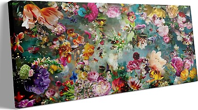 #ad Vintage Flowers Poster Prints Botanical Wall Art Framed Cottagecore Plant Floral $29.99