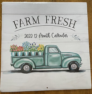 #ad Dollar Tree 2022 farmhouse style calendar—new in package $4.00