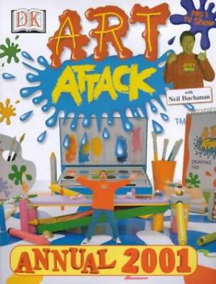 #ad Funfax Art Attack Annual Art Attack S Hardcover By Buchanan Neil GOOD $7.77