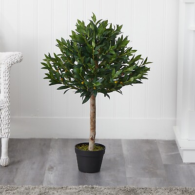 #ad #ad 34 Olive Topiary Artificial Tree UV Resistant Indoor Outdoor . Retail $99 $60.00
