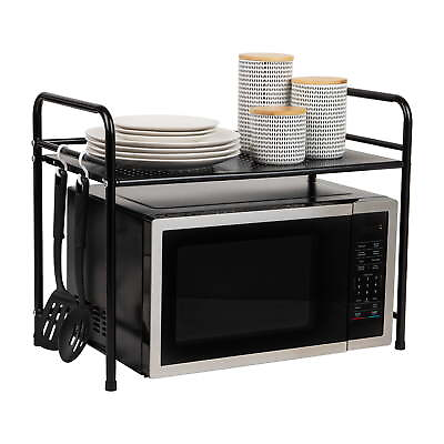 #ad Kitchen Storage Microwave Stand Shelf Organizer Rack Shelf Kitchen Metal $20.31