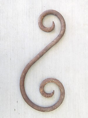 #ad Wrought Iron Scroll Wall Decor 14quot; X 6.5quot; $85.00