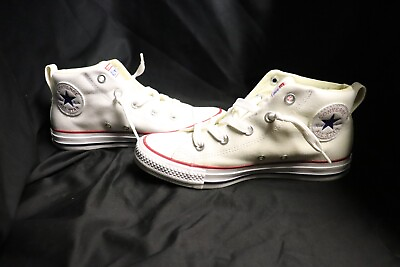 #ad Converse Shoes Women’s 7 Chuck Taylor All Stars Natural White Canvas Mid Top $39.99