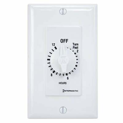 Electrical Timer In Wall For Fans Lights Motors Heaters 20A 12 Hour Spring Wound $37.45
