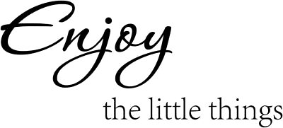 #ad Enjoy The Little Things Vinyl Wall Decal Quotes Saying Home Decor Stickers $20.39