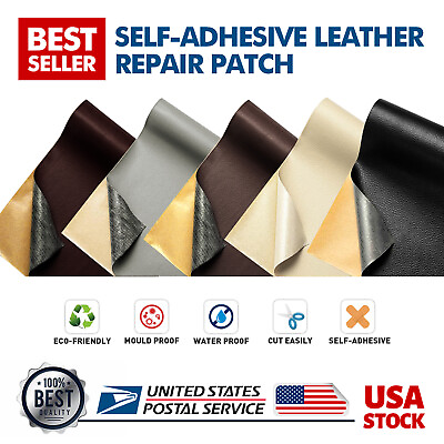 #ad Self Adhesive Patch Leather Repair Tape for Car Seats Couch Furniture Upholstery $17.98