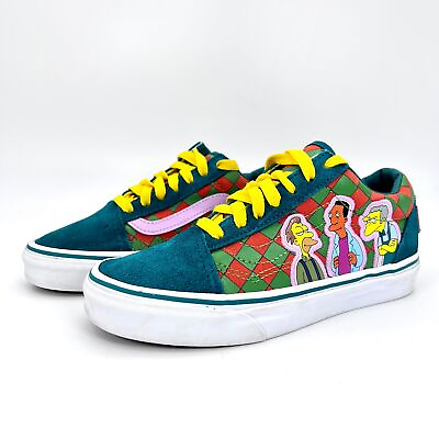 #ad #ad Vans Of The Wall The Simpsons Moe#x27;s Multicolor 721356 Kids Shoes Size 3.5 M $59.95