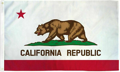 #ad California Flag CA State Banner Pennant 3x5 foot indoor outdoor 36x60 inches New $4.25