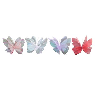 #ad Giant Gauze Fake Butterfly 50cm Artificial Butterfly for Wedding DIY Bedroom $12.82