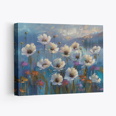 #ad Anemones by the Lake Design 3 Horizontal Canvas Wall Art Prints $149.99