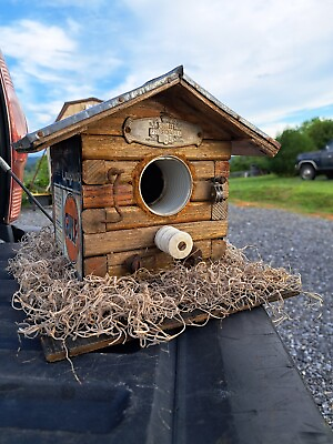 #ad Handmade Rustic Birdhouse $75.00