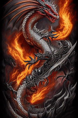 #ad Dragon Sticker $3.20