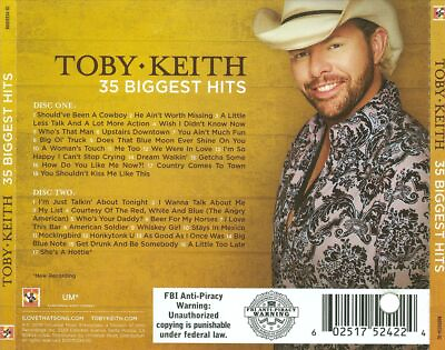 #ad TOBY KEITH 35 BIGGEST HITS NEW CD $18.94
