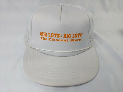 #ad Odd Lots Big Lots Snapback Hat Tan Orange Foam $19.76