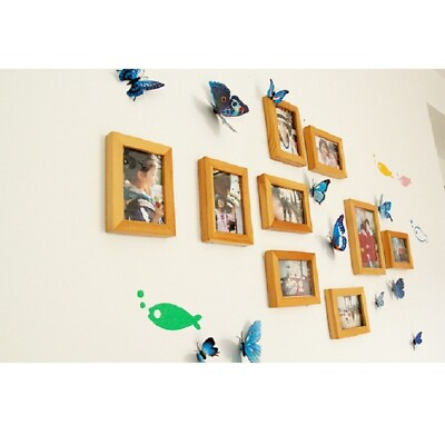 #ad Colourful 3D Butterflies Wall Art Stickers Wall Decal Home Decor Girls Room GIFT $7.83