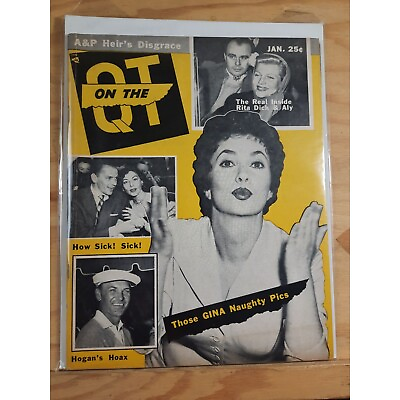 #ad #ad Vintage On The QT Magazine Original Publication Vol 1 No 4 Jan 1956 $65.00