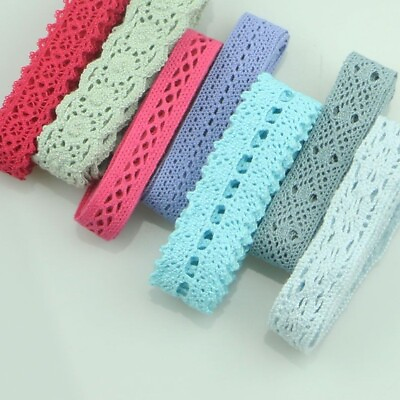 #ad 5yards Cotton Fabric Lace Garment Materials Accessories Clothing DIY Decorations $7.91