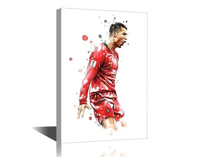 #ad Cristiano Ronaldo Back Canvas Art Wall Framed CR7 Poster Decorative Pictures ... $26.83