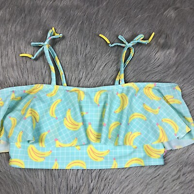 #ad Target Art Class Museum Of Ice Cream Banana Girls Bikini Top Sz M 7 8 $18.00
