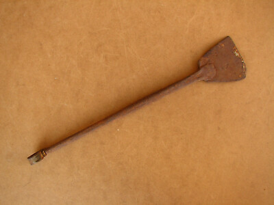 #ad Antique Primitive Kitchen Spatula Paddle Spoon Tool Hand Wrought Utensil 19th. $26.90