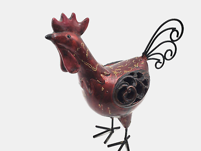 #ad Metal French Country Inspired Kitchen Decor Rooster $34.50