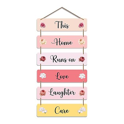 #ad Decorative Quotes Wall Hanging Wooden Art Decoration for Living Room Home Decor $29.99