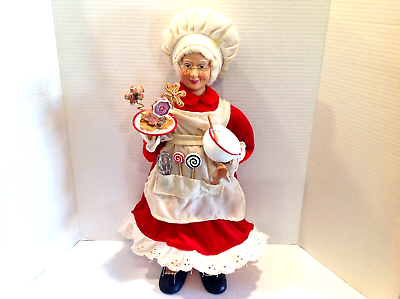 #ad Mrs. Claus Christmas Kitchen Decorative Doll $98.00