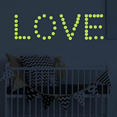 #ad #ad 400Pcs Child Ceiling Dot Wall Stickers Bedroom Glow in Dark Star Room Decor Gift $7.48
