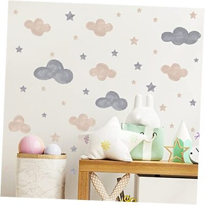 #ad Clouds Wall Stickers Cute Clouds Wall Decals for Little Girls Bedroom Nursery $21.55