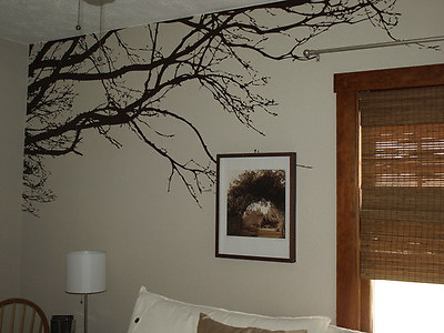 Large Wall Tree Top Nursery Decal Branches Wall Art Sticker Choose size color $74.99