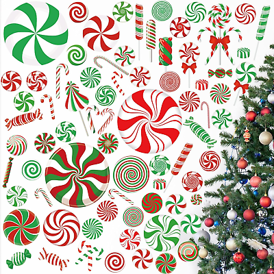 #ad 4 Sheets Christmas Wall Decal Stickers Christmas Decorations Stickers Removab... $18.99